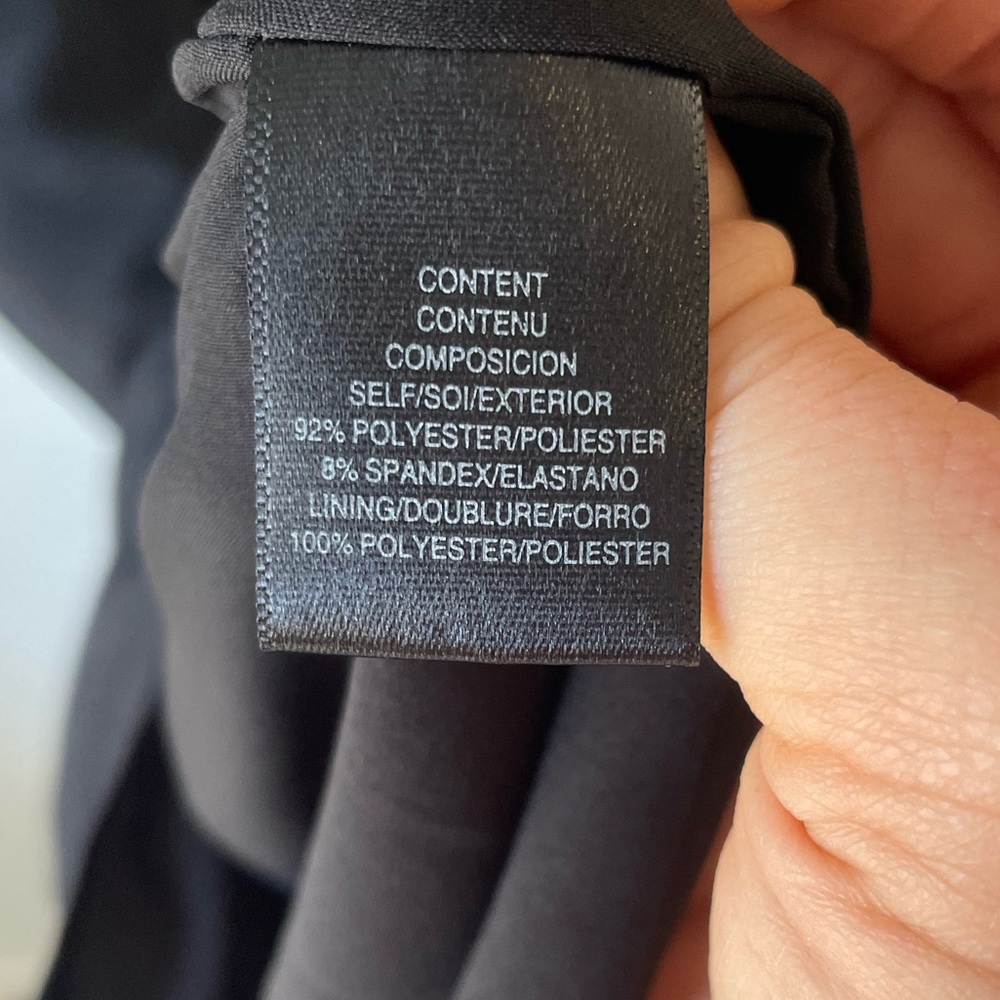 Charles Henry NWT Women Black Solid Off the Shoulder Cocktail Dress Size XL - Picture 6 of 6